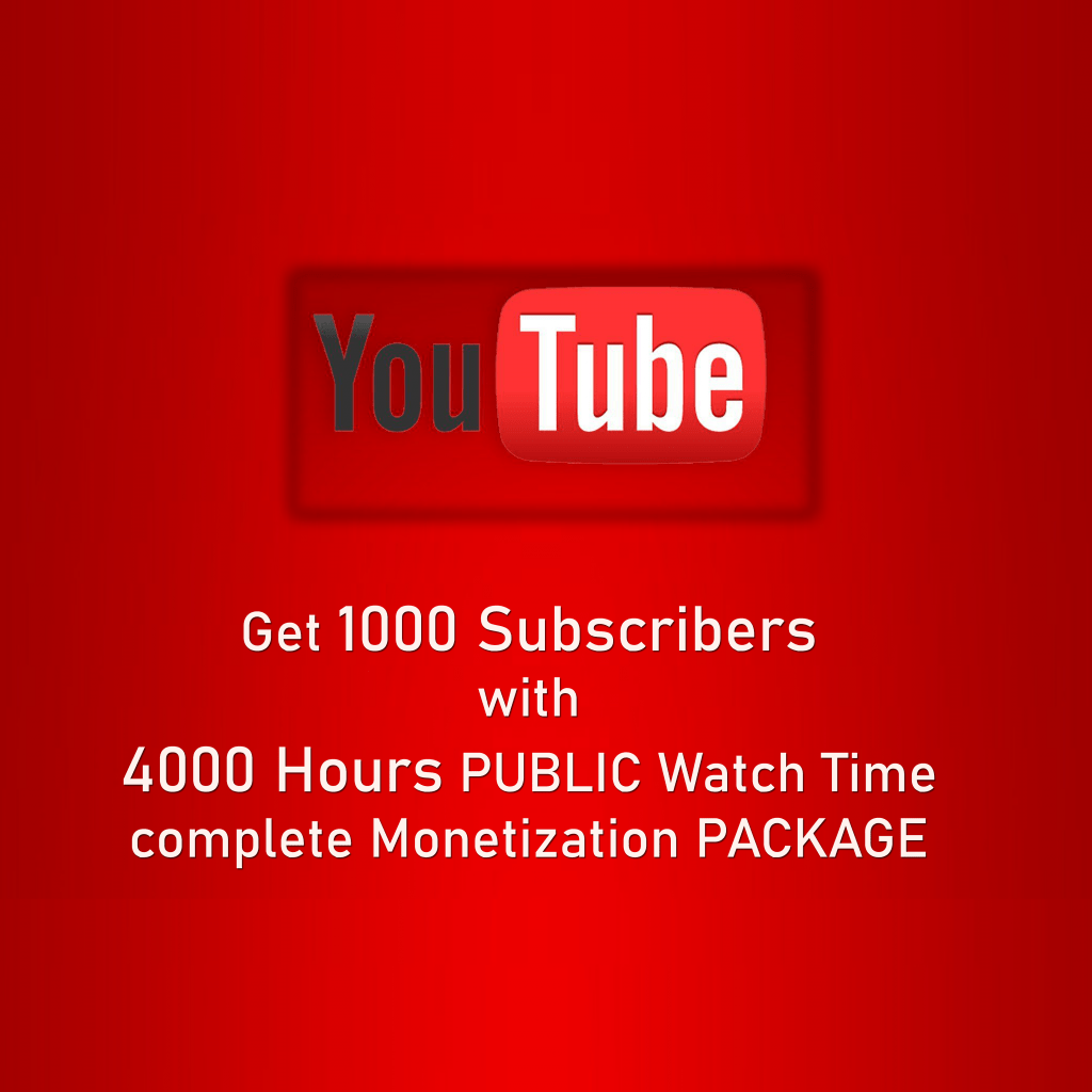 YouTube Monetization Package