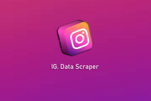 instagram data scraper