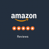 amazon logo with reviews