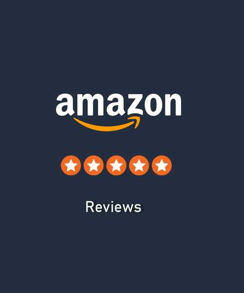 amazon logo with reviews