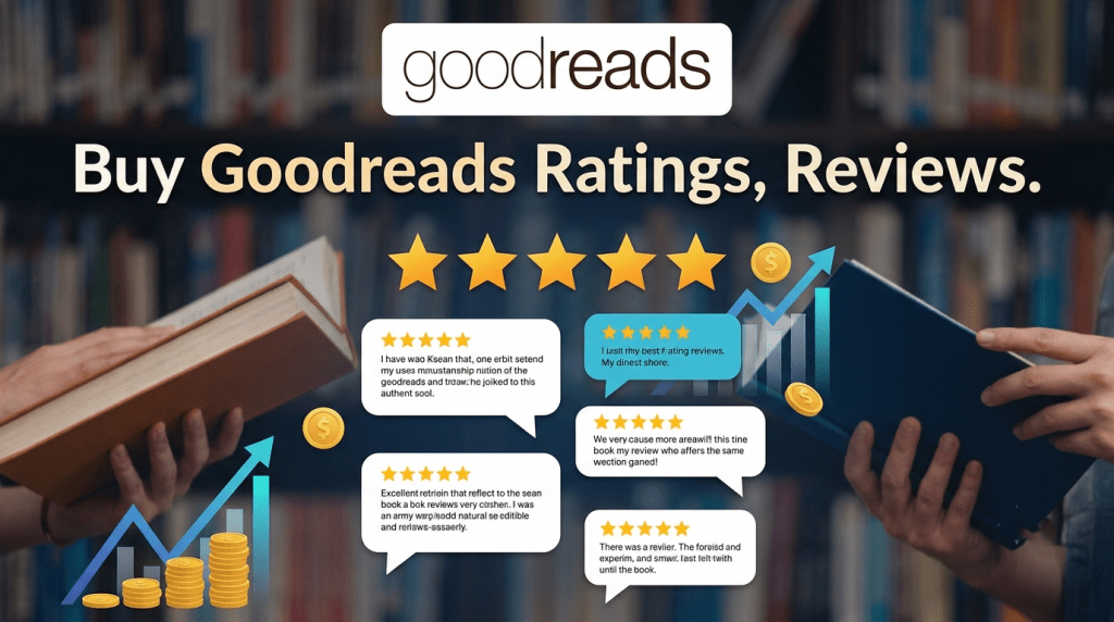Buy Goodreads Ratings Buy Goodreads Ratings service to improve book credibility and reader trust